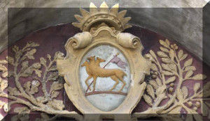 Stemma Cerveteri su fontana del Mascherone, Piazza Risorgimento