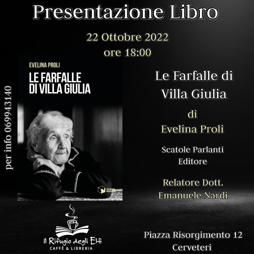 Libro "Le farfalle di Villa Giulia" di Evelina Proli