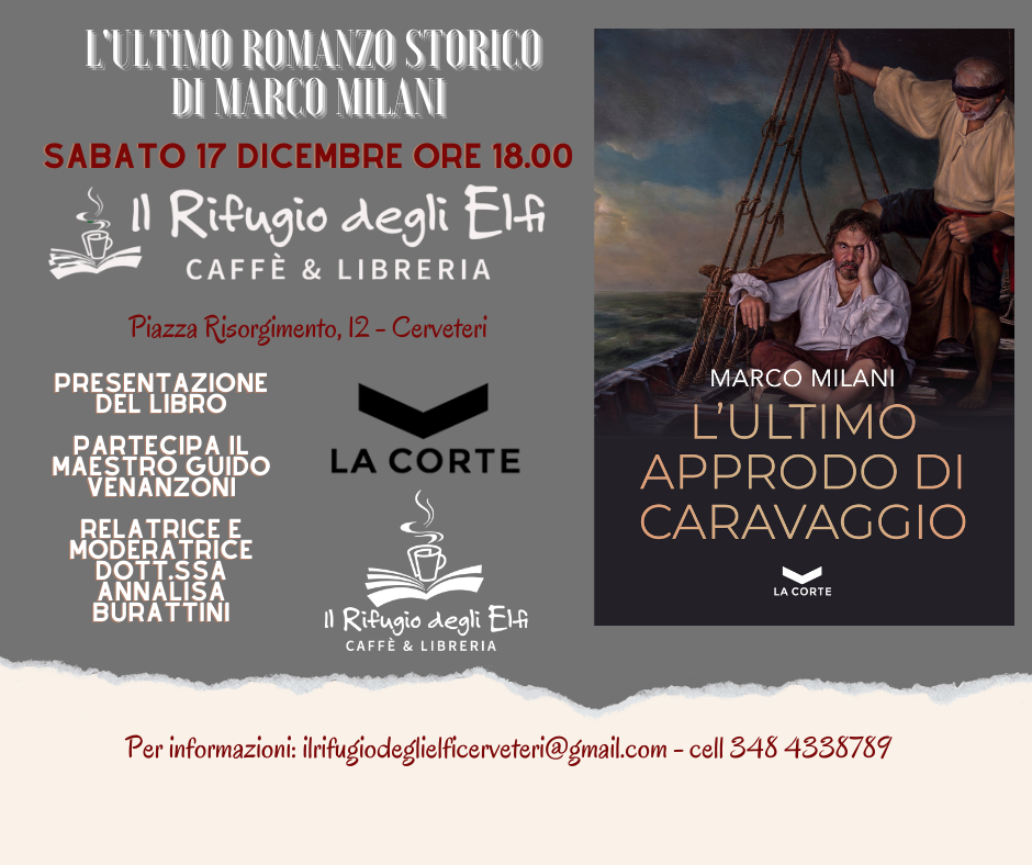 Libro "L'ultimo approdo di Caravaggio" di Marco Milani