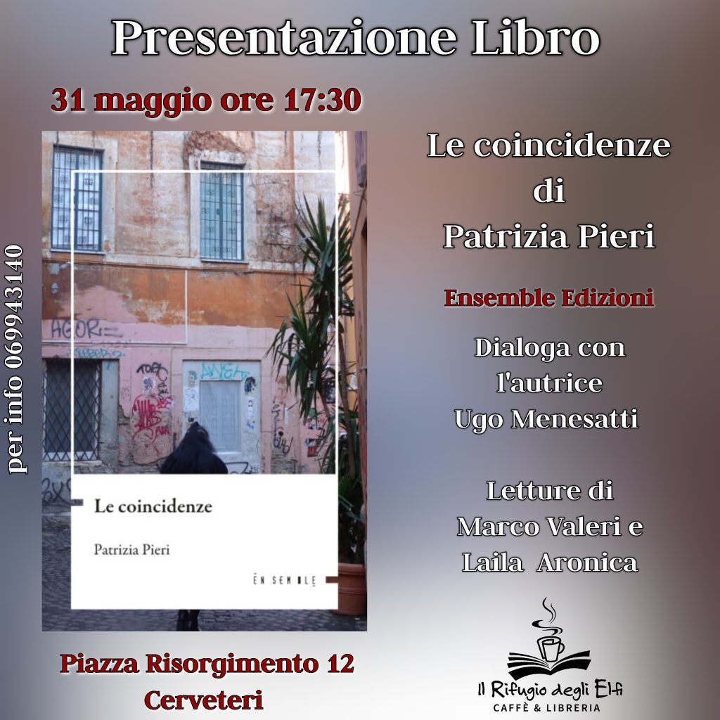Presentazione del libro "Le coincidenze" di Patrizia Pieri