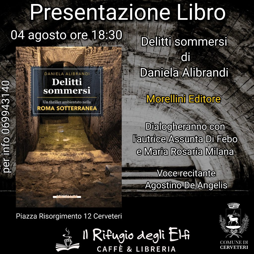 Presentazione a Cerveteri del libro "Delitti sommersi" di Daniela Alibrandi, Morellini editore