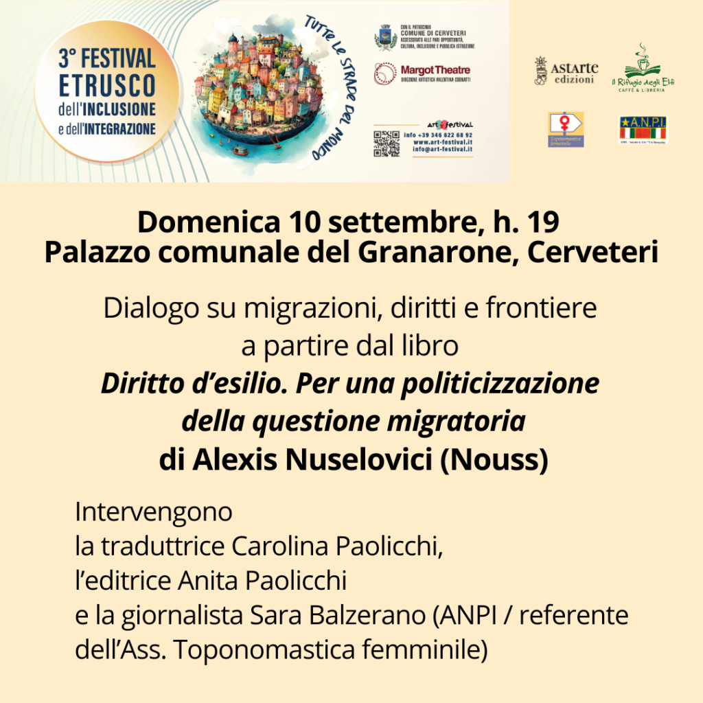 3° Festival Etrusco dell’inclusione e dell’integrazione a Cerveteri