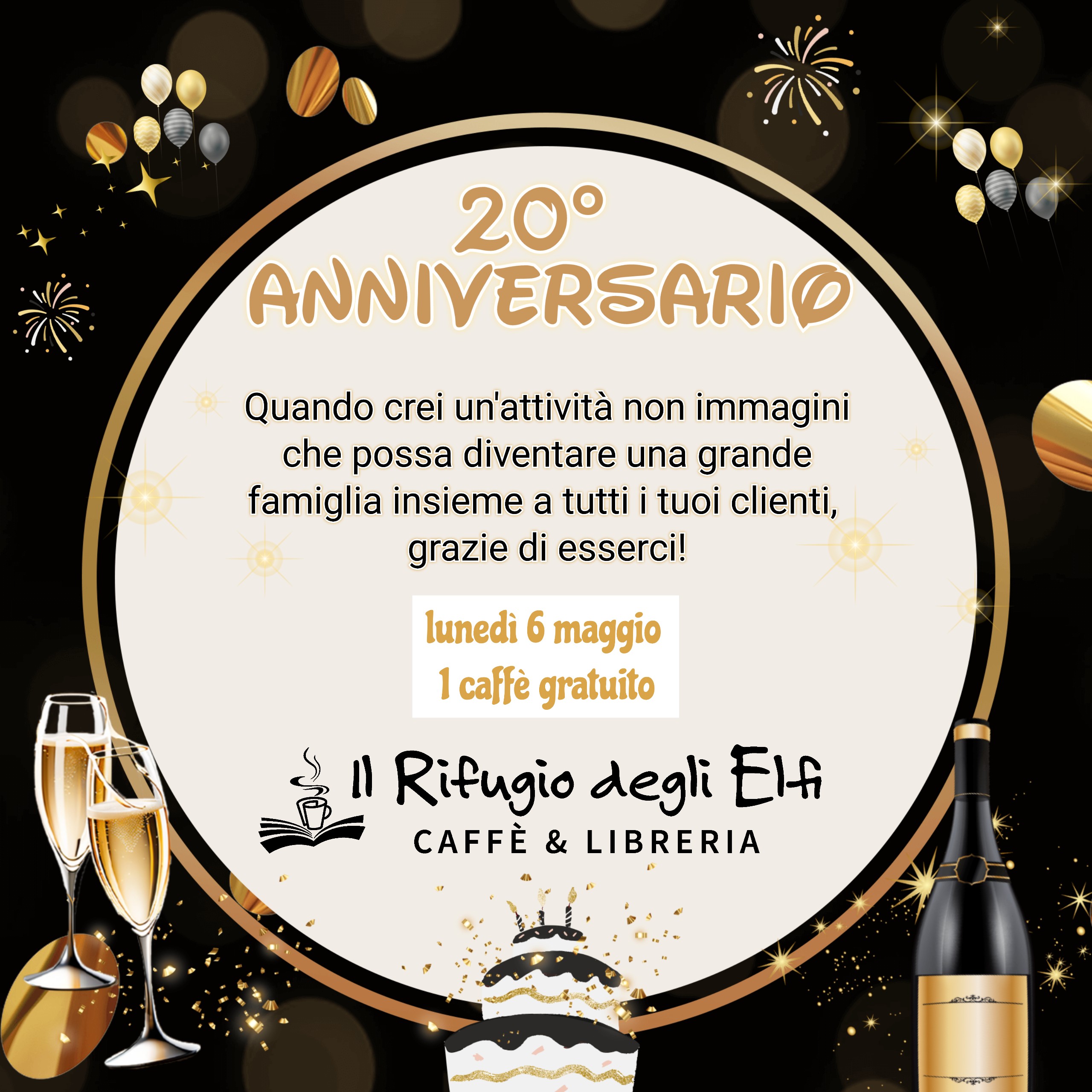 2004 -2024 Anniversario 20 anni di attività 