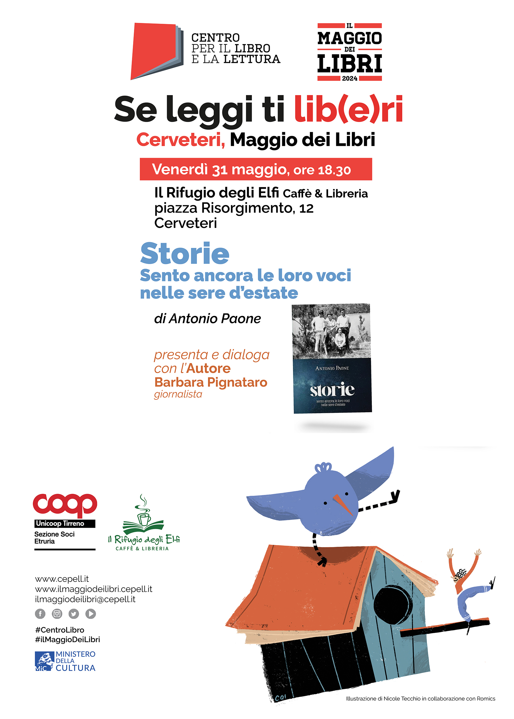 Presentazione del libro "Storie - Sento ancora le loro voci nelle sere d'estate" di Antonio Paone.