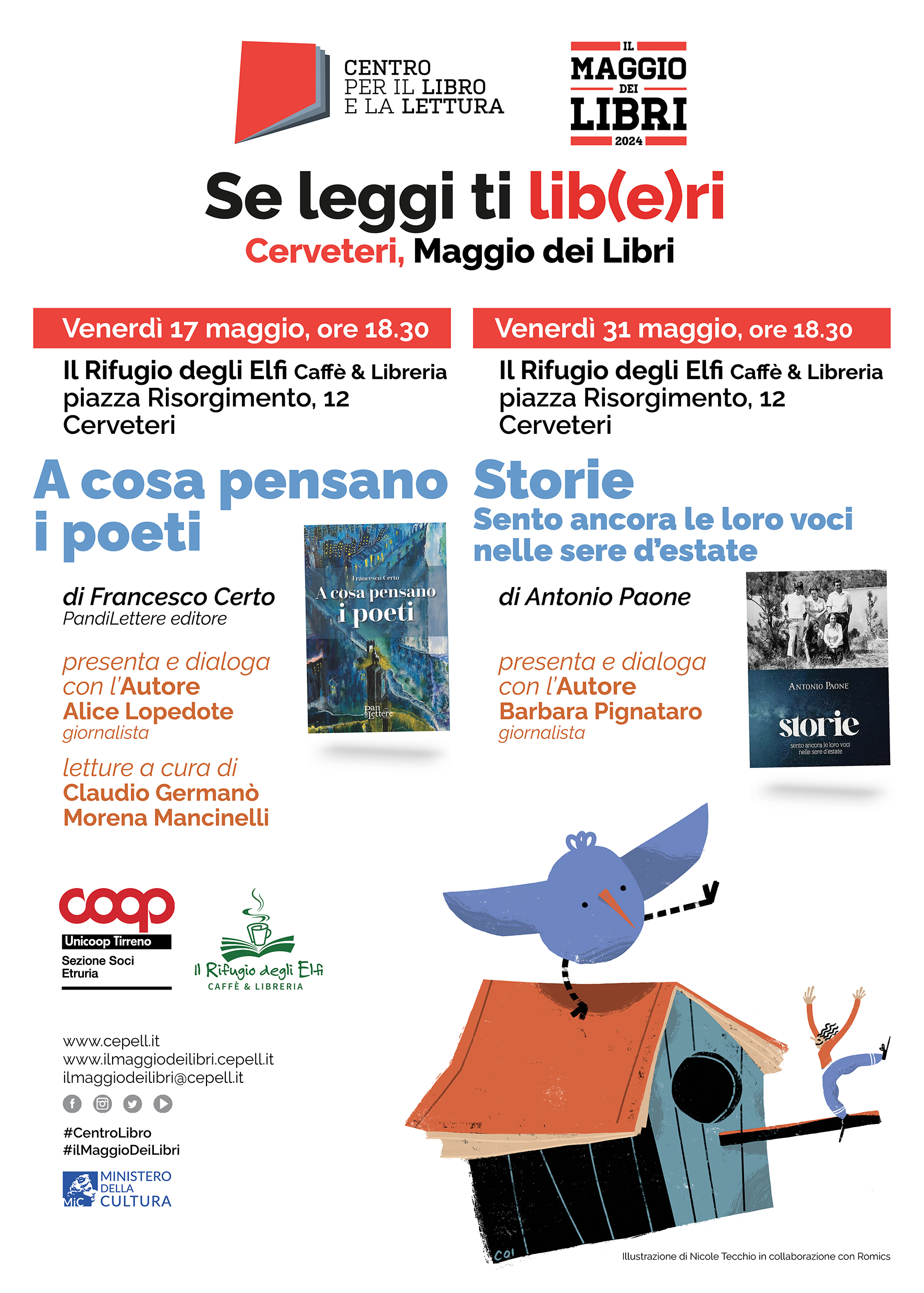 Il Maggio dei Libri 2024 a Cerveteri